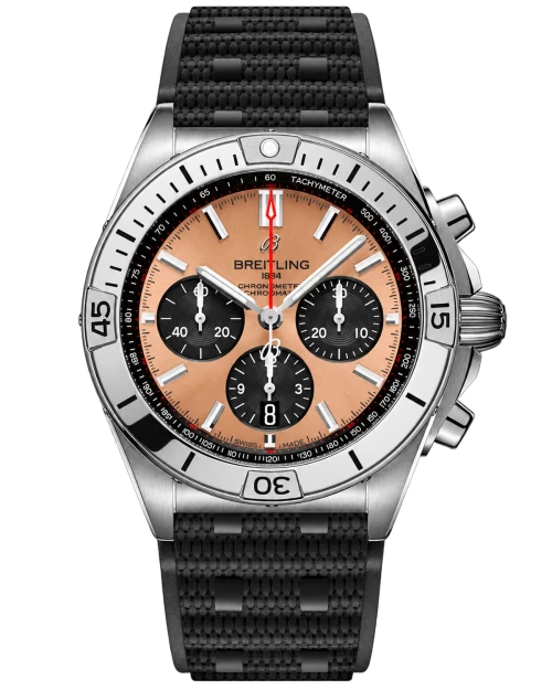 Реплика часов Breitling Chronomat B01 AB0134101K1S1 — фото товара LuxuryWatch