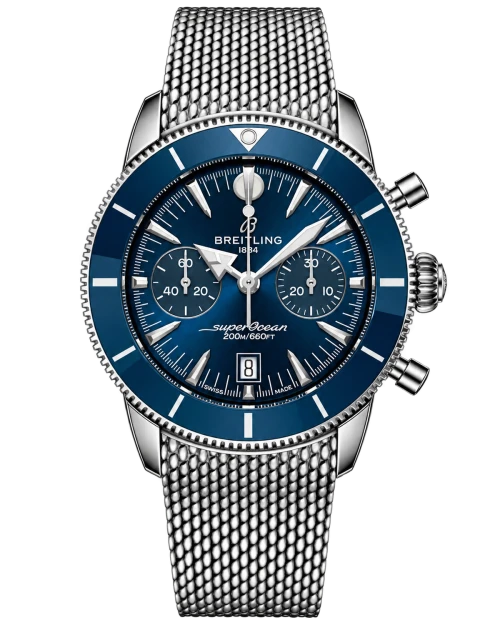 Реплика часов Breitling Superocean Heritage B01 Chronograph AB0156161C1A1 — фото товара LuxuryWatch