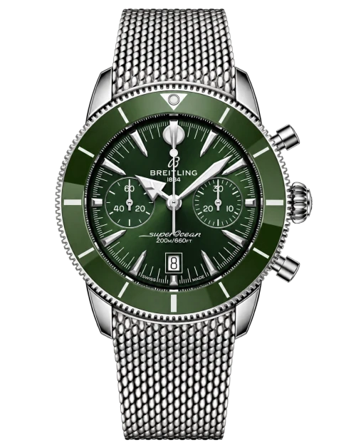 Реплика часов Breitling Superocean Heritage B01 Chronograph AB0156361L1A1 — фото товара LuxuryWatch