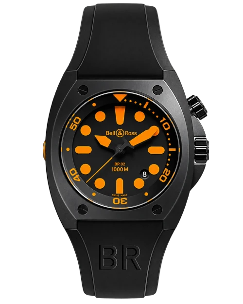 Реплика часов Bell & Ross Marine BR0292-ORANGE-CA — фото товара LuxuryWatch
