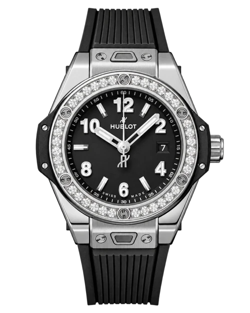 Реплика часов Hublot Big Bang One Click Steel Diamonds 465.SX.1170.RX.1204 — фото товара LuxuryWatch