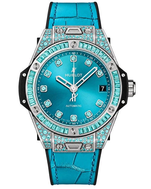 Реплика часов Hublot Big Bang One Click Paraiba 465.WX.897T.LR.0919 — фото товара LuxuryWatch
