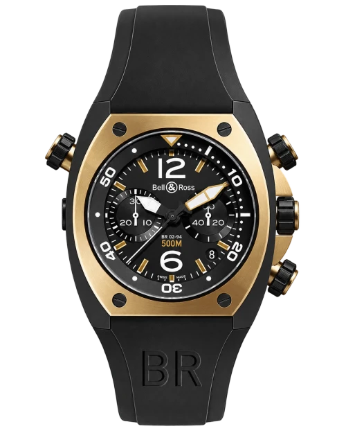 Реплика часов Bell & Ross Marine Chronograph BR0294-BICOLOR — фото товара LuxuryWatch