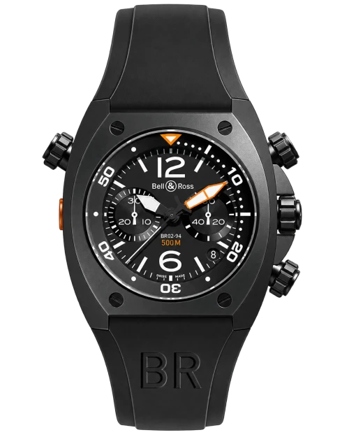 Реплика часов Bell & Ross Marine Chronograph BR0294-CHR-BL-CA — фото товара LuxuryWatch