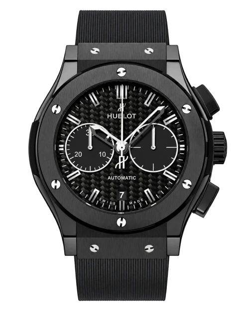 Реплика часов Hublot Classic Fusion Chronograph Black Magic 521.CM.1771.RX — фото товара LuxuryWatch
