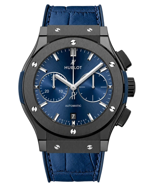 Реплика часов Hublot Classic Fusion Chronograph Ceramic 521.CM.7170.LR — фото товара LuxuryWatch