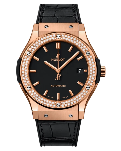 Реплика часов Hublot Classic Fusion Diamonds 511.OX.1181.LR.1104 — фото товара LuxuryWatch