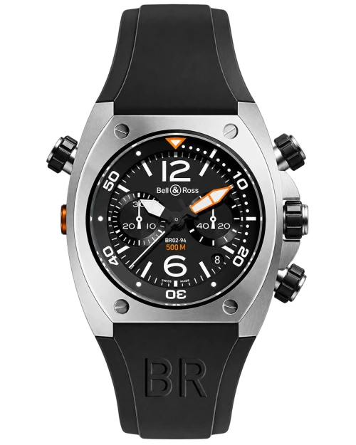 Реплика часов Bell & Ross Marine Chronograph BR0294-CHR-BL-ST — фото товара LuxuryWatch