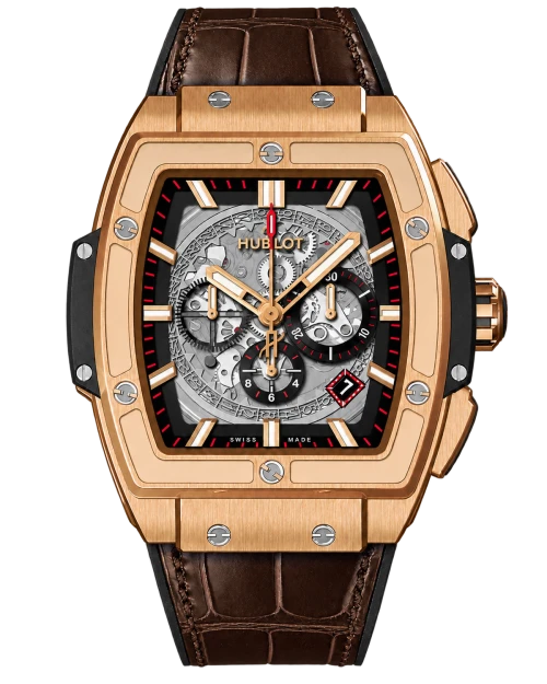 Реплика часов Hublot Spirit of Big Bang 601.OX.0183.LR, золотистое оформление — фото товара LuxuryWatch