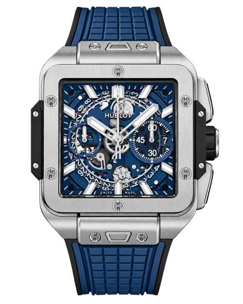 Реплика часов Hublot Square Bang Unico Blue 821.NX.5170.RX — фото товара LuxuryWatch