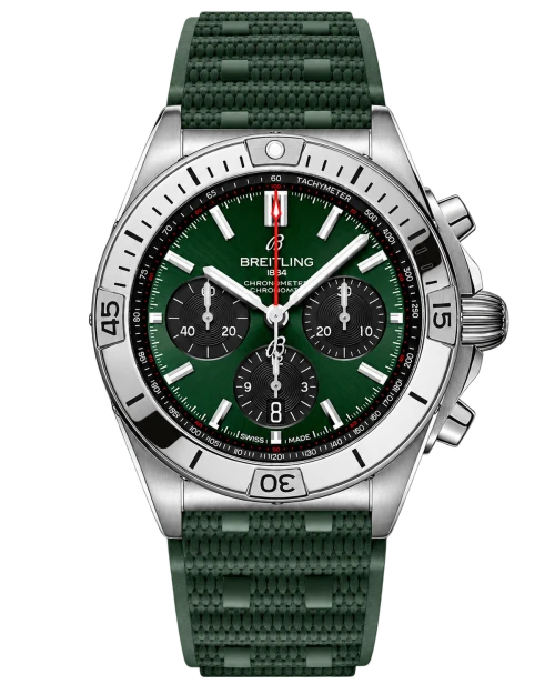 Реплика часов Breitling Chronomat B01 AB0134101L2S1 — фото товара LuxuryWatch