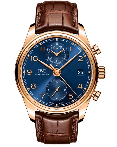 Реплика часов IWC Portugieser Chronograph Classic Edition «Bucherer» IW390305 — фото товара LuxuryWatch