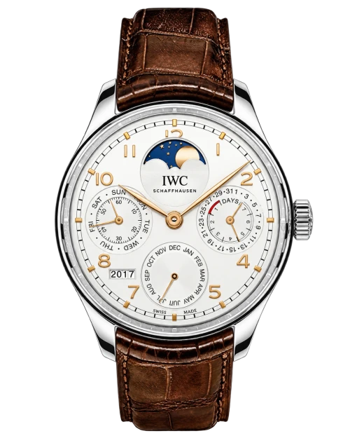 Реплика часов IWC Portugieser Perpetual Calendar Single Moon IW503307 — фото товара LuxuryWatch