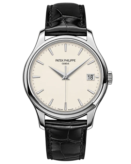 Реплика часов Patek Philippe Calatrava 5227G-001, чёрный ремешок — фото товара LuxuryWatch