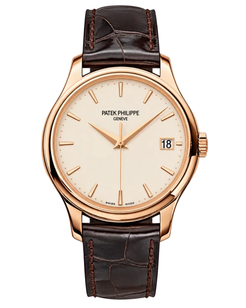 Реплика часов Patek Philippe Calatrava 5227R-001, коричневый ремешок — фото товара LuxuryWatch