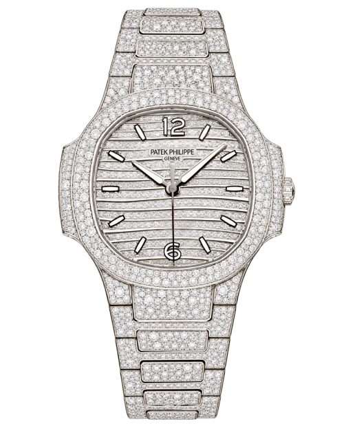Реплика часов Patek Philippe Nautilus Haute Joaillerie 7118/1450G-001 — фото товара LuxuryWatch