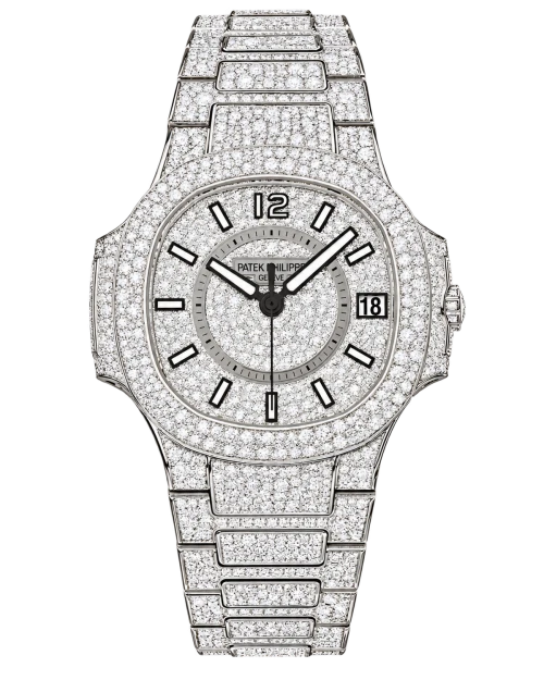 Реплика часов Patek Philippe Nautilus Ladies 7021/1G-001 — фото товара LuxuryWatch