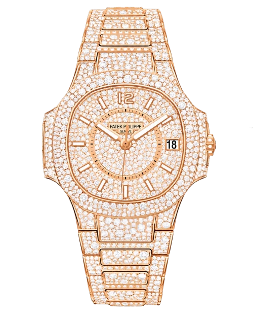 Реплика часов Patek Philippe Nautilus Ladies 7021/1R-001 — фото товара LuxuryWatch