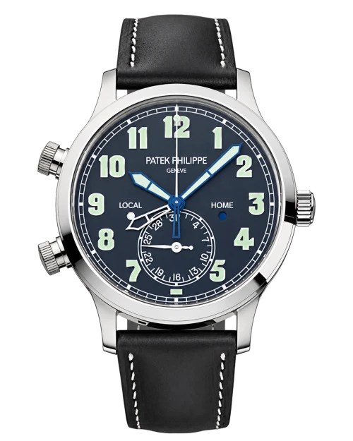 Реплика часов Patek Philippe Calatrava Travel Time 5524G 040308 — фото товара LuxuryWatch