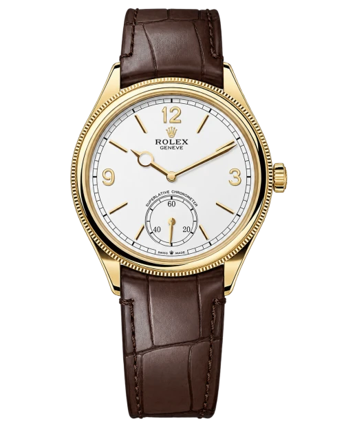Реплика часов Rolex 1908 m52508-0006, коричневый ремешок — фото товара LuxuryWatch