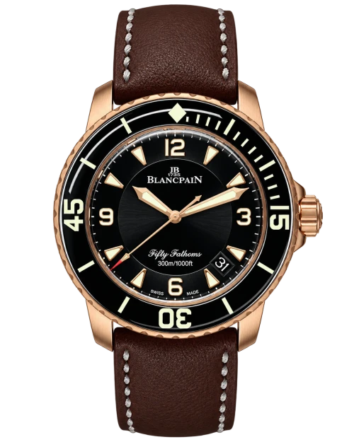 Реплика часов Blancpain Fifty Fathoms 5015A-3630-63B — фото товара LuxuryWatch