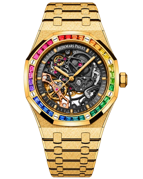 Реплика часов Audemars Piguet Royal Oak Double Balance Wheel Openworked 15412BC.YG.1224BC.03 — фото товара LuxuryWatch