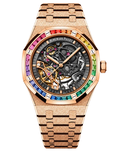 Реплика часов Audemars Piguet Royal Oak Double Balance Wheel Openworked 15412BC.YG.1224BC.02 — фото товара LuxuryWatch