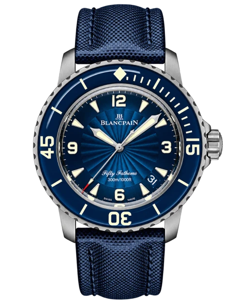 Реплика часов Blancpain Fifty Fathoms 5015D-1140-52B — фото товара LuxuryWatch
