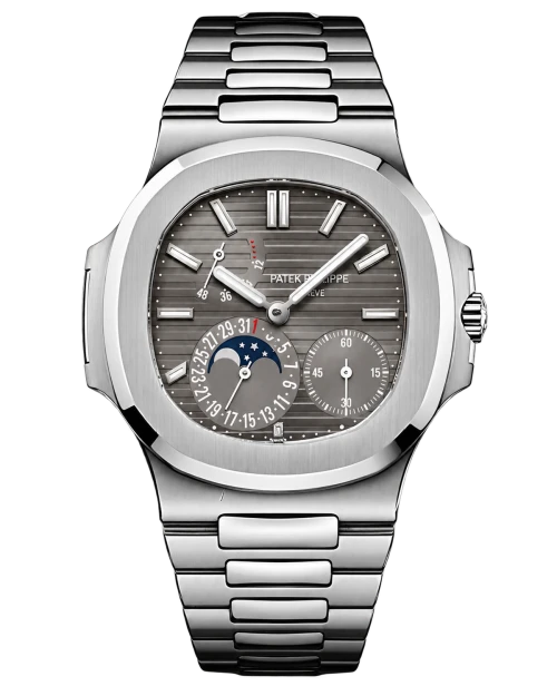 Копия ювелирного изделия Patek Philippe Nautilus Power Reserve 5712/1A-001, стальной браслет — фото товара LuxuryWatch