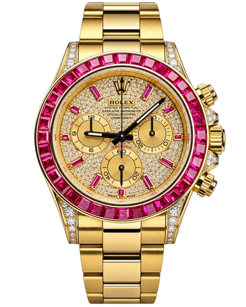 Реплика часов Rolex Cosmograph Daytona Pink Bezel 116602RBOW — фото товара LuxuryWatch