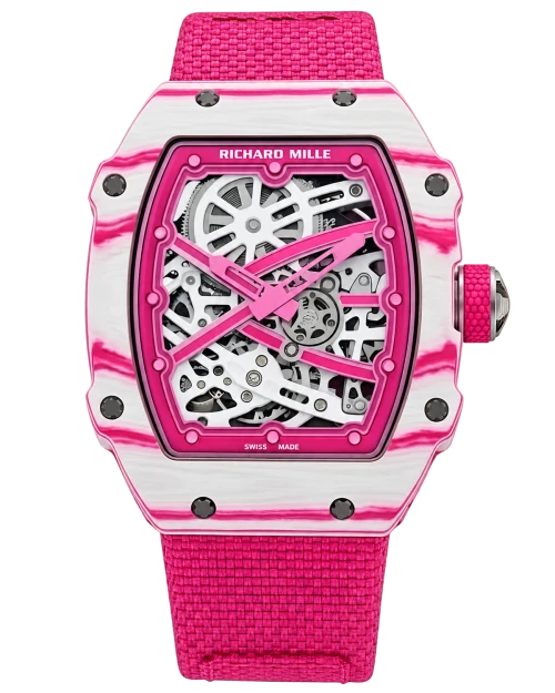 Реплика часов Richard Mille RM 67-02 Pink Quartz TPT® — фото товара LuxuryWatch