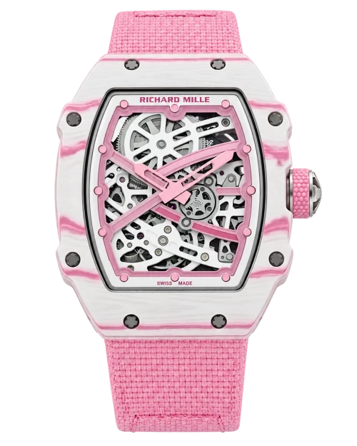 Реплика часов Richard Mille RM 67-02 Pink Quartz TPT®, кварцевый композит — фото товара LuxuryWatch