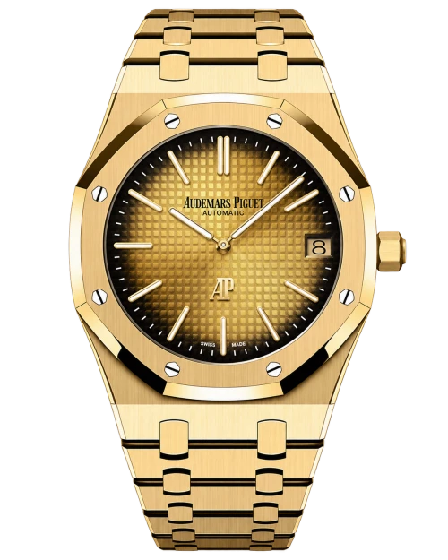 Реплика часов Audemars Piguet Royal Oak Jumbo Extra-Thin 16202BA.OO.1240BA.02 — фото товара LuxuryWatch