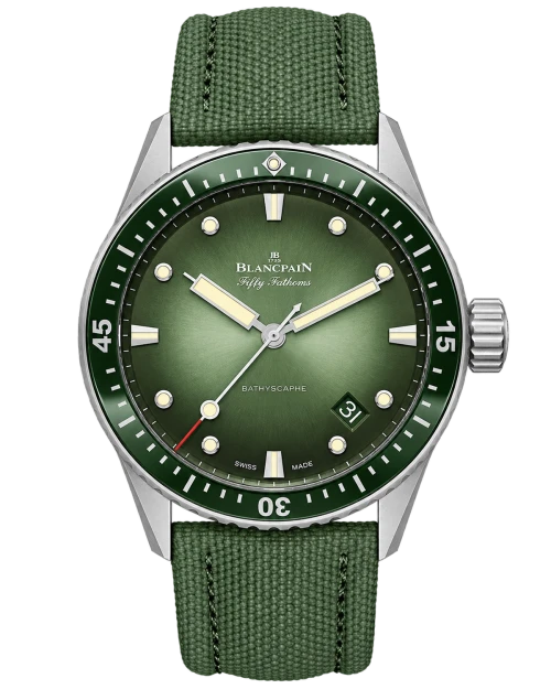 Реплика часов Blancpain Fifty Fathoms Bathyscaphe 5000-1153-H52A — фото товара LuxuryWatch