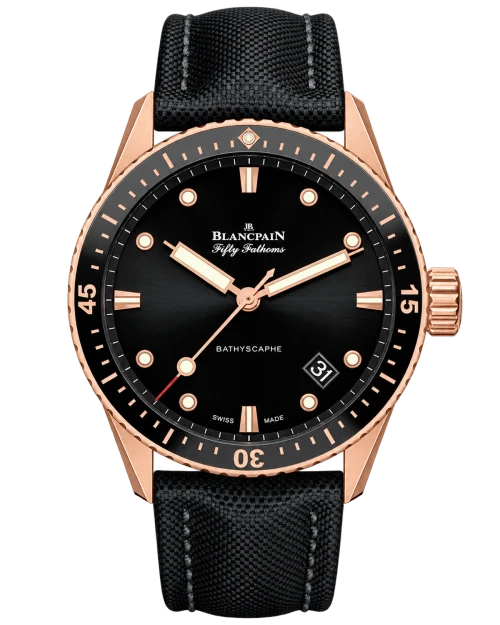 Реплика часов Blancpain Fifty Fathoms Bathyscaphe 5000-36S30-B52A — фото товара LuxuryWatch
