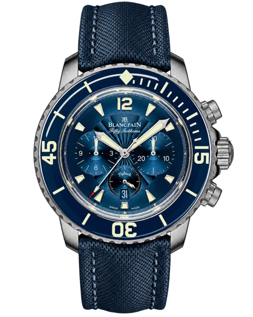 Реплика часов Blancpain Fifty Fathoms Chronograph 5085FB-1140-52B — фото товара LuxuryWatch