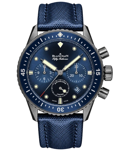 Реплика часов Blancpain Fifty Fathoms Chronograph 5200-0240-O52A — фото товара LuxuryWatch