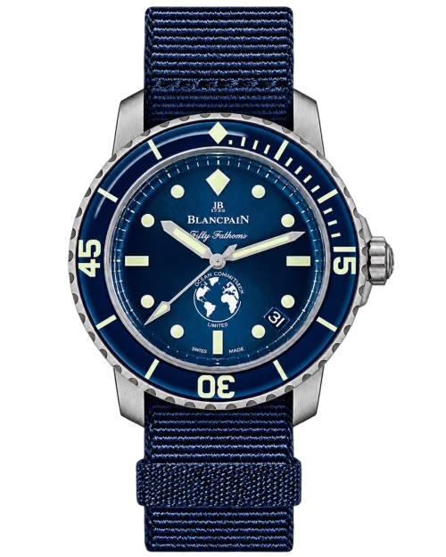 Реплика часов Blancpain Fifty Fathoms Ocean Commitment III 5008-11B40-NAOA — фото товара LuxuryWatch