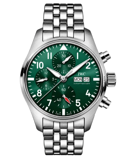 Реплика часов IWC Pilot’s Watch Chronograph IW388104, циферблат: гладкий — фото товара LuxuryWatch