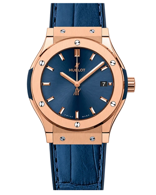 Реплика часов Hublot Classic Fusion 581.OX.7180.RX, кожаный ремешок — фото товара LuxuryWatch