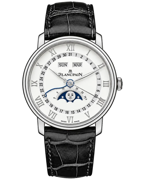 Реплика часов Blancpain Villeret Quantieme Complet 6654-1127-55B — фото товара LuxuryWatch