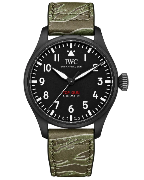 Реплика часов IWC Big Pilot's Spitfire IW329702, на кожаном ремешке — фото товара LuxuryWatch