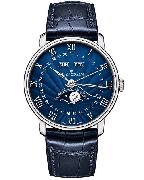 Реплика часов Blancpain Villeret Quantieme Complet 6654-1529-55B — фото товара LuxuryWatch