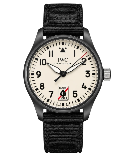 Реплика часов IWC Pilot’s Watch Automatic “Black Aces” IW326905 — фото товара LuxuryWatch