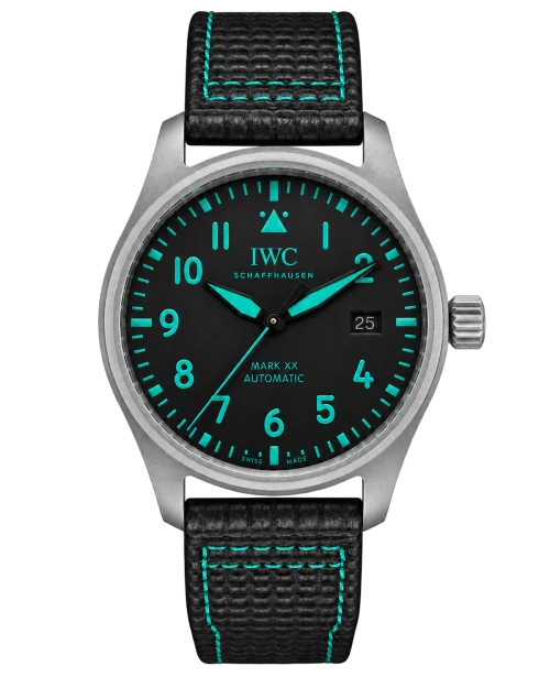 Реплика часов IWC Pilot’s Watch Mark XX Mercedes-AMG PETRONAS Formula One™ Team IW328210, гладкий циферблат — фото товара LuxuryWatch