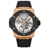 Реплика часов Hublot Big Bang Unico Tourbillon 419.CI.0170.RX, чёрный ремешок — фото товара LuxuryWatch