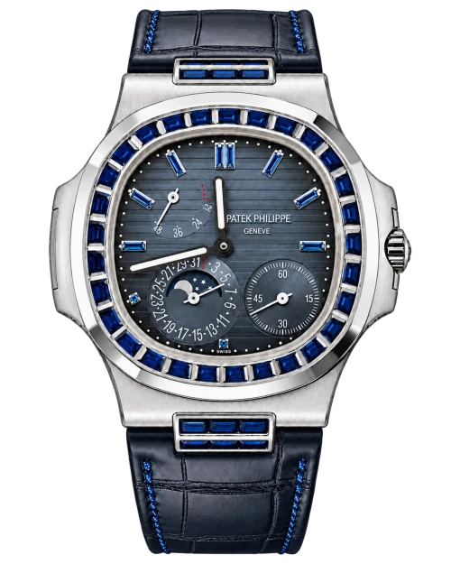 Реплика часов Patek Philippe Nautilus Blue 5724G-001 — фото товара LuxuryWatch