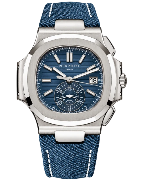 Реплика часов Patek Philippe Nautilus Jeans Chronograph 5980/60G — фото товара LuxuryWatch