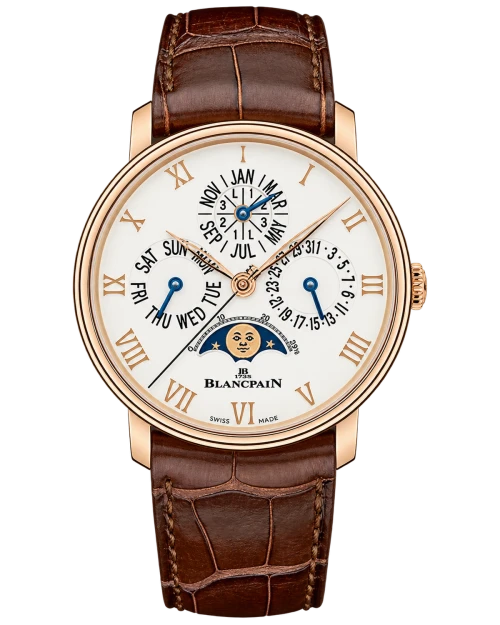 Реплика часов Blancpain Villeret Quantieme Perpetuel 6656-3642-55B — фото товара LuxuryWatch