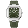 Реплика часов Patek Philippe Cubitus 5821 1A-001, оливковый ремешок — фото товара LuxuryWatch